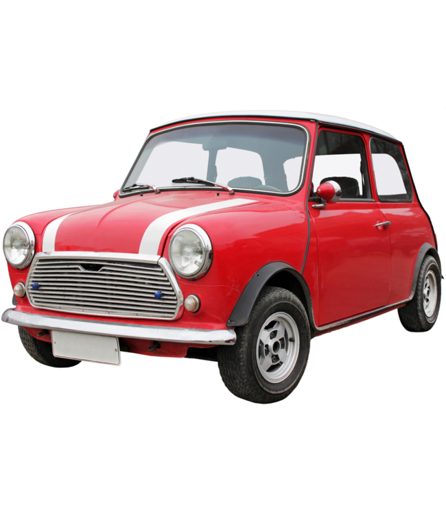 Wand decoratie Metalen 3D wanddecoratie - Mini Cooper