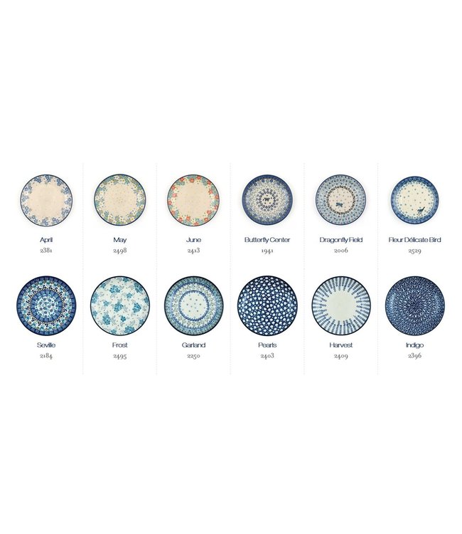 Bunzlau Castle servies - Decoren overzicht