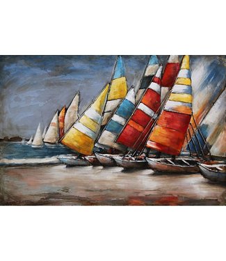 3D Art Holland Sail - Metalen 3D schilderij