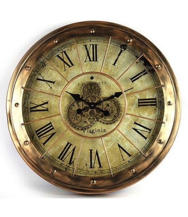 Wandklok Bassett Gold