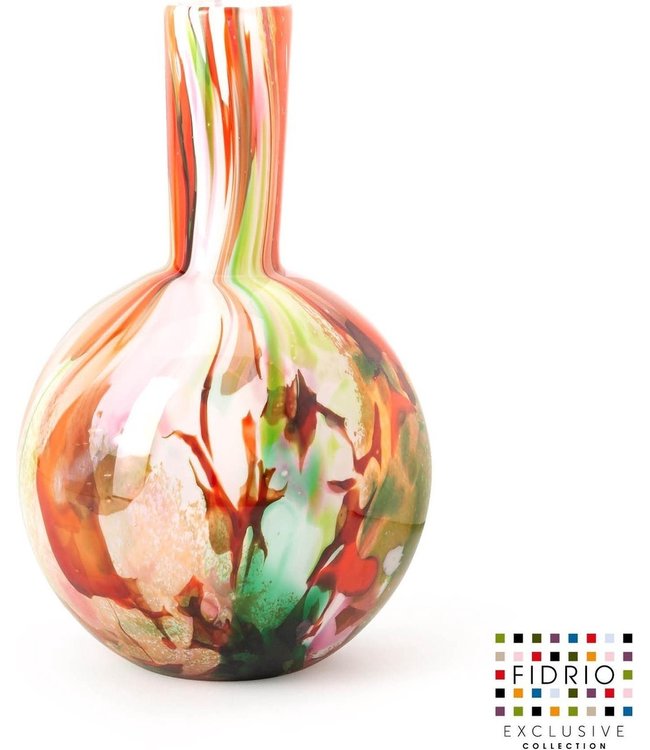 Fidrio Fidrio Mixed Colours vaas - model Globe small