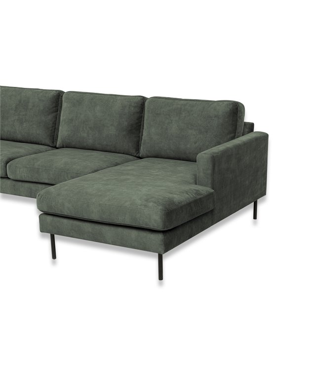 Bank Parma 2 1/2 zits met Chaise Longue