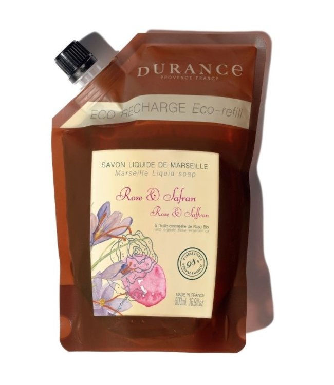 Vloeibare Marseille zeep - Rose & Saffron