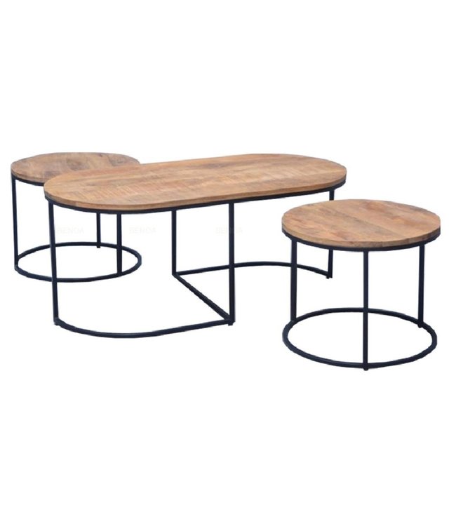 Mango houten salontafelset- Wendy