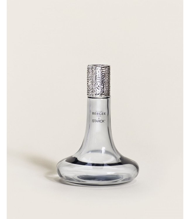 Lampe Berger - Giftset Starck Grise  + Peau de Pierre 500 ml