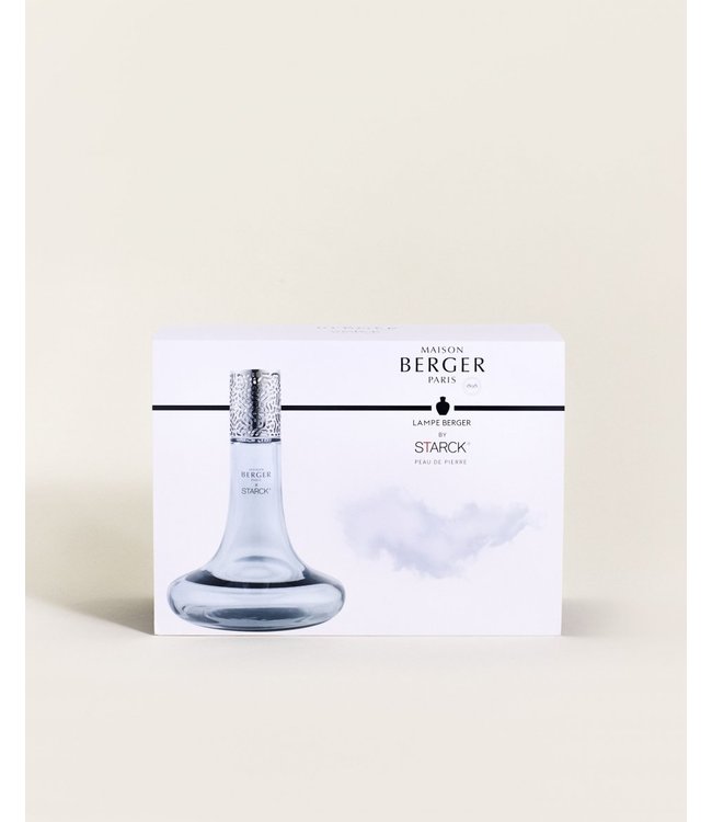 Lampe Berger - Giftset Starck Grise  + Peau de Pierre 500 ml