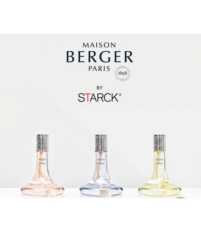 Lampe Berger - Giftset Starck Grise  + Peau de Pierre 500 ml