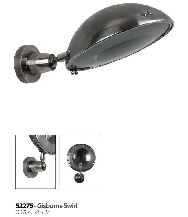 Wandlamp - Gisborne Swirl