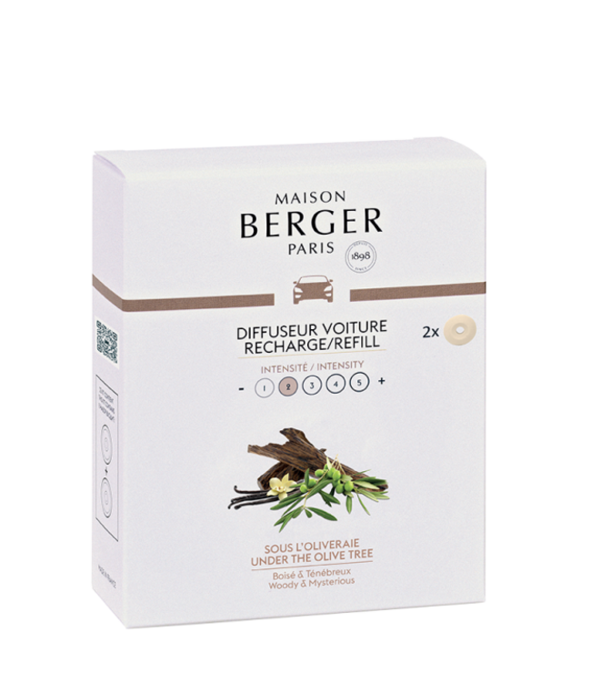 Maison Berger Maison Berger - Navulling  autoparfum - Olive tree