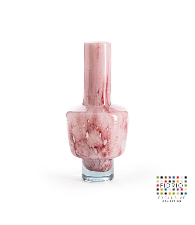 Fidrio Rosado vaas - model Luna