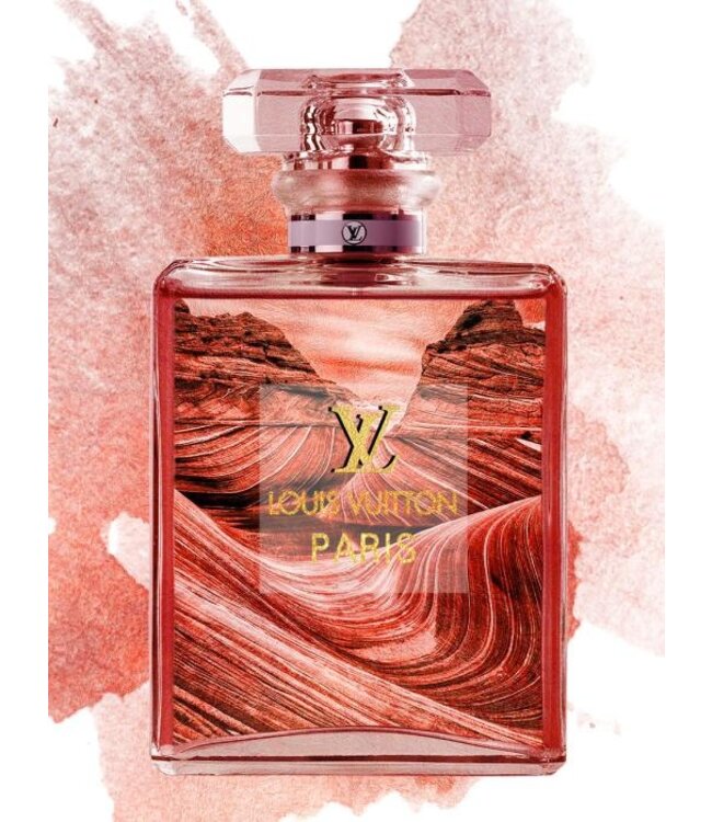 Glasschilderij - Louis Vuitton - Eau de parfum - De Woonhoek