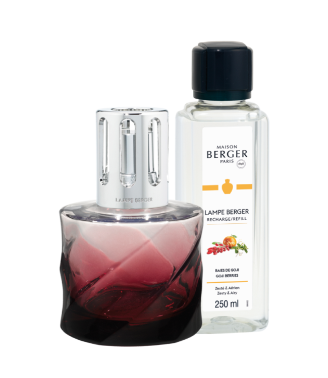 Lampe Berger Giftset - geurbrander - Spirale Rouge