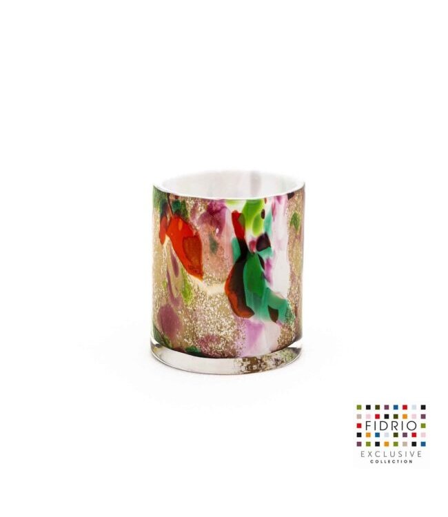 Fidrio Mixed Colours vaas - Cilinder