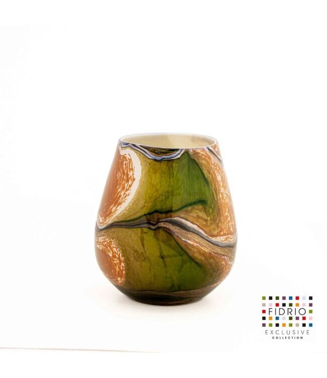 Fidrio Indian Summer vaas - model Oblique