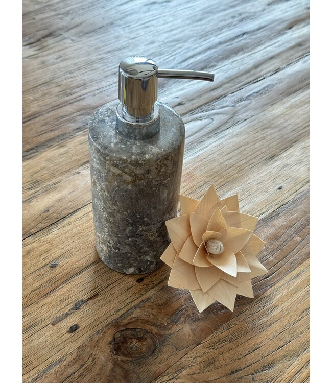 Zeeppompje/zeepdispenser - Soapdispenser Stone Grey Olive