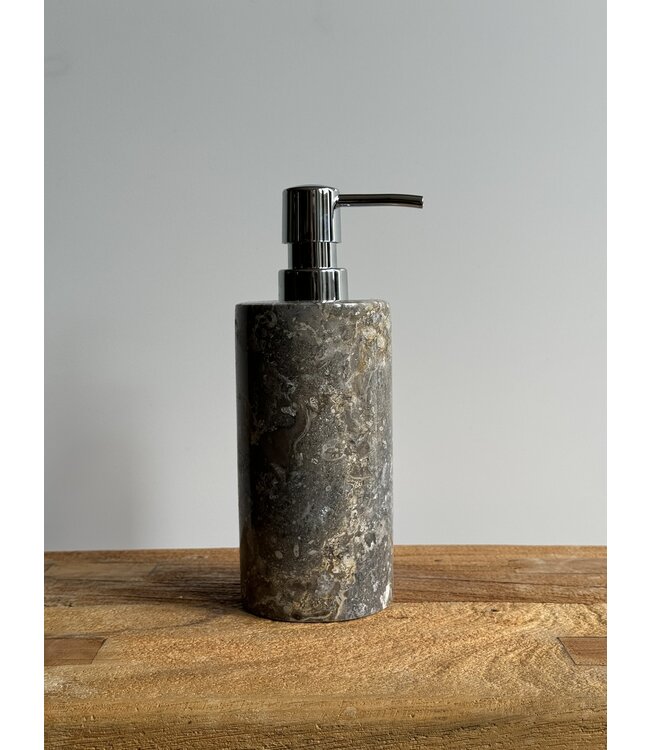 Zeeppompje/zeepdispenser - Soapdispenser Stone Grey Olive