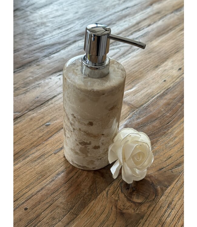 Zeeppompje/zeepdispenser - Soapdispenser Stone Sand