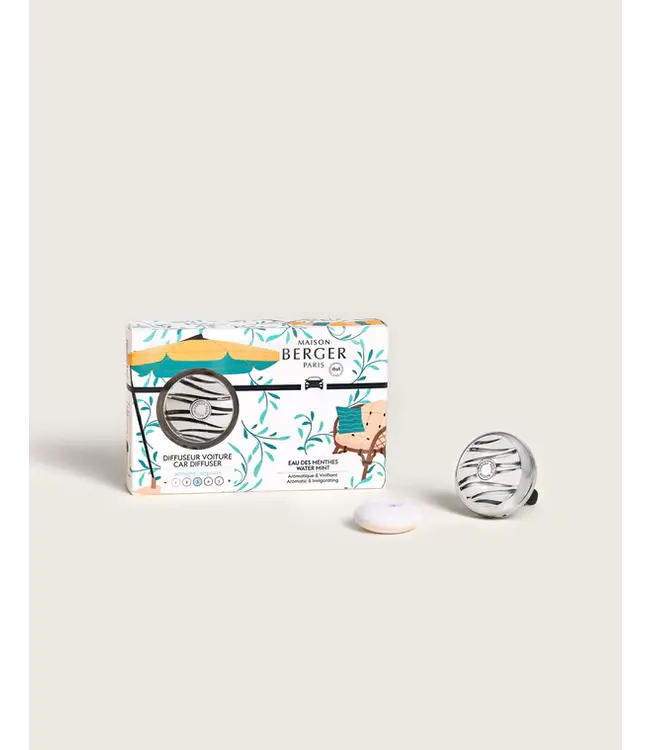 Maison Berger autoparfum set - Summer - Water Mint