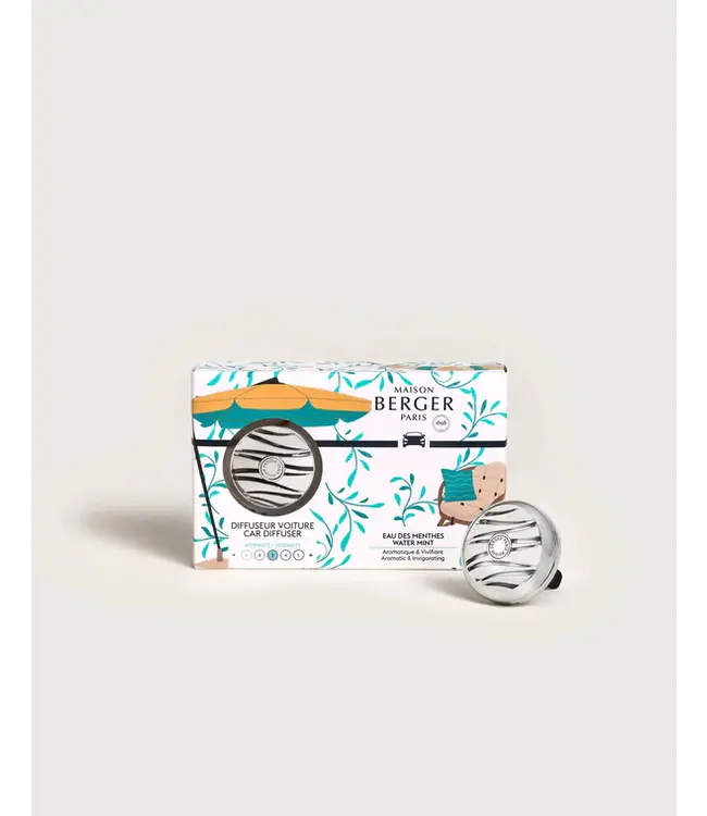 Maison Berger autoparfum set - Summer - Water Mint