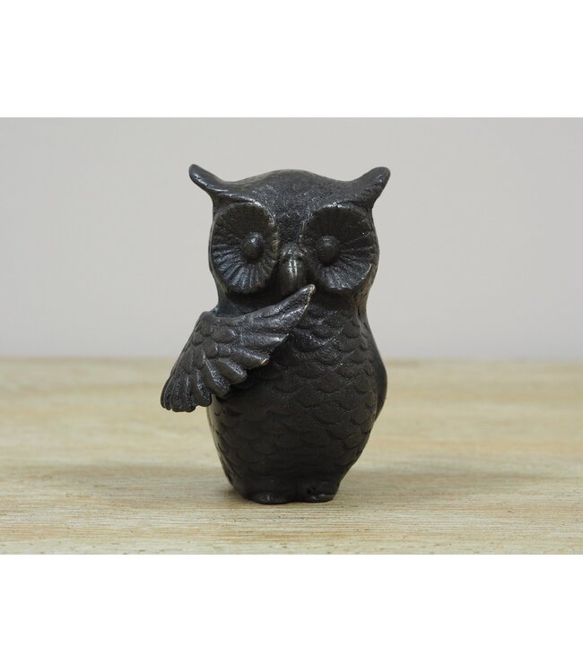 Memories Rouwcollectie - Mini Urn - Uil met vleugel