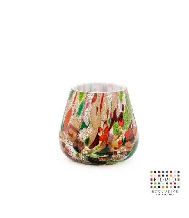 Fidrio Fidrio Mixed Colours theelicht - model Oblique
