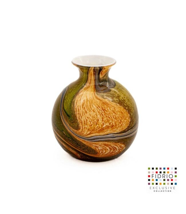 Fidrio Indian Summer vaas - bolvase with neck