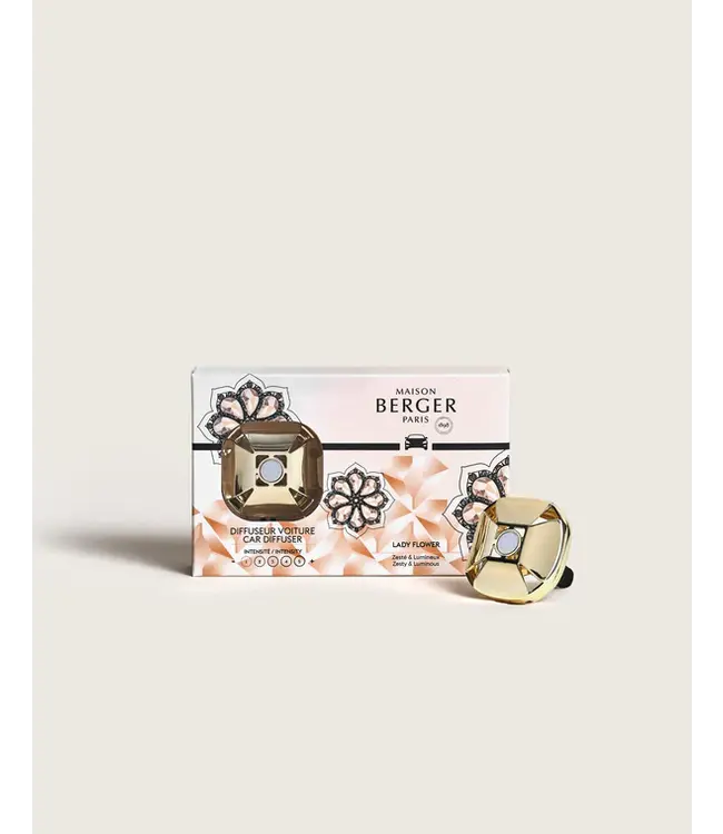 Maison Berger autoparfum set - Collectie Eternity - Lady Flower