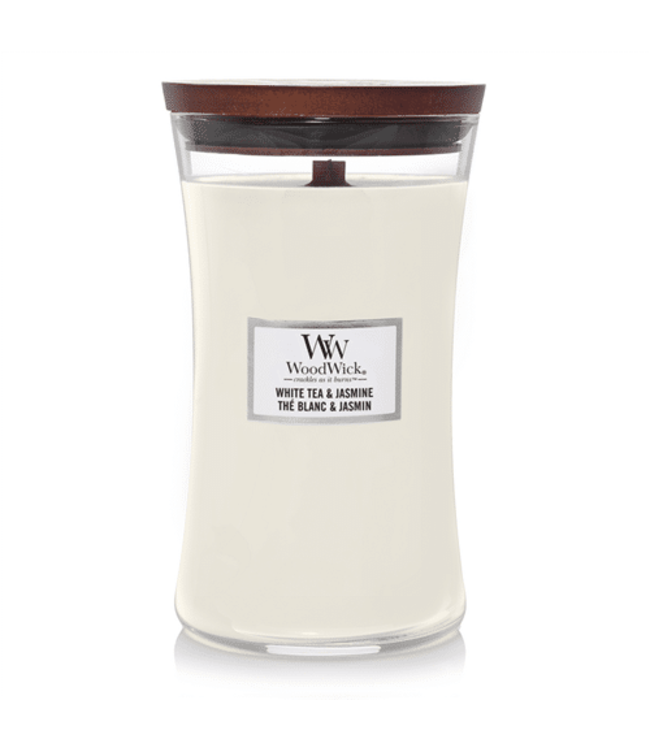 WoodWick - Geur van de maand - White Tea & Jasmine