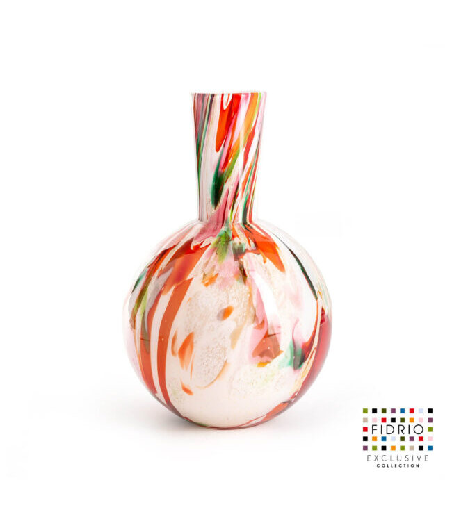 Fidrio Mixed Colours vaas - model globe small