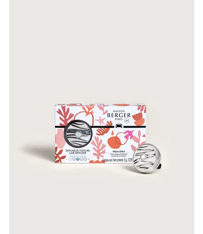 Maison Berger Maison Berger autoparfum set - Collectie Estival - Fresh Spirit