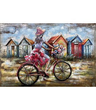 3D Art Spring Ride - Metalen 3D schilderij