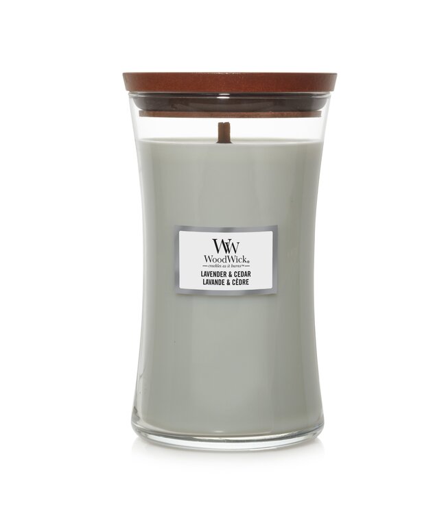 Woodwick  - Geur van de maand -Lavender & Cedar