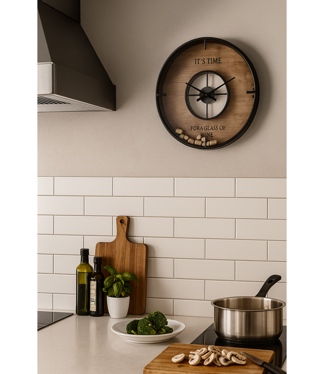 Wandklok - Vino