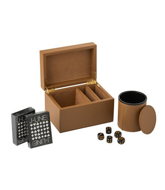 J-Line Game Box Pu Camel