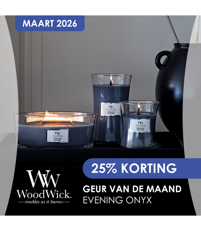 Woodwick WoodWick - Geur van de maand - Evening Onyx