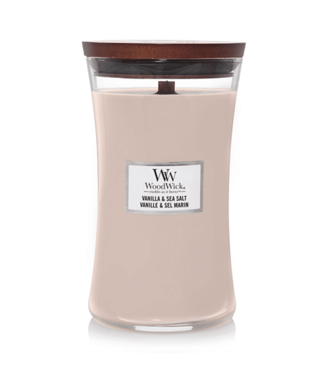 WoodWick - Geur van de maand - Vanilla & Sea Salt