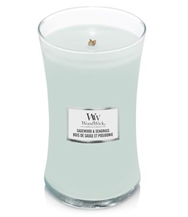 WoodWick - Geur van de maand -Sagewood & Seagrass