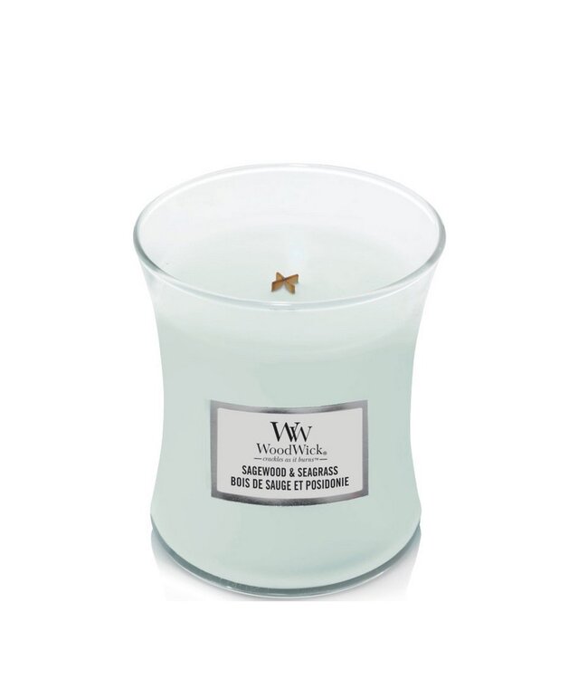 WoodWick - Geur van de maand -Sagewood & Seagrass