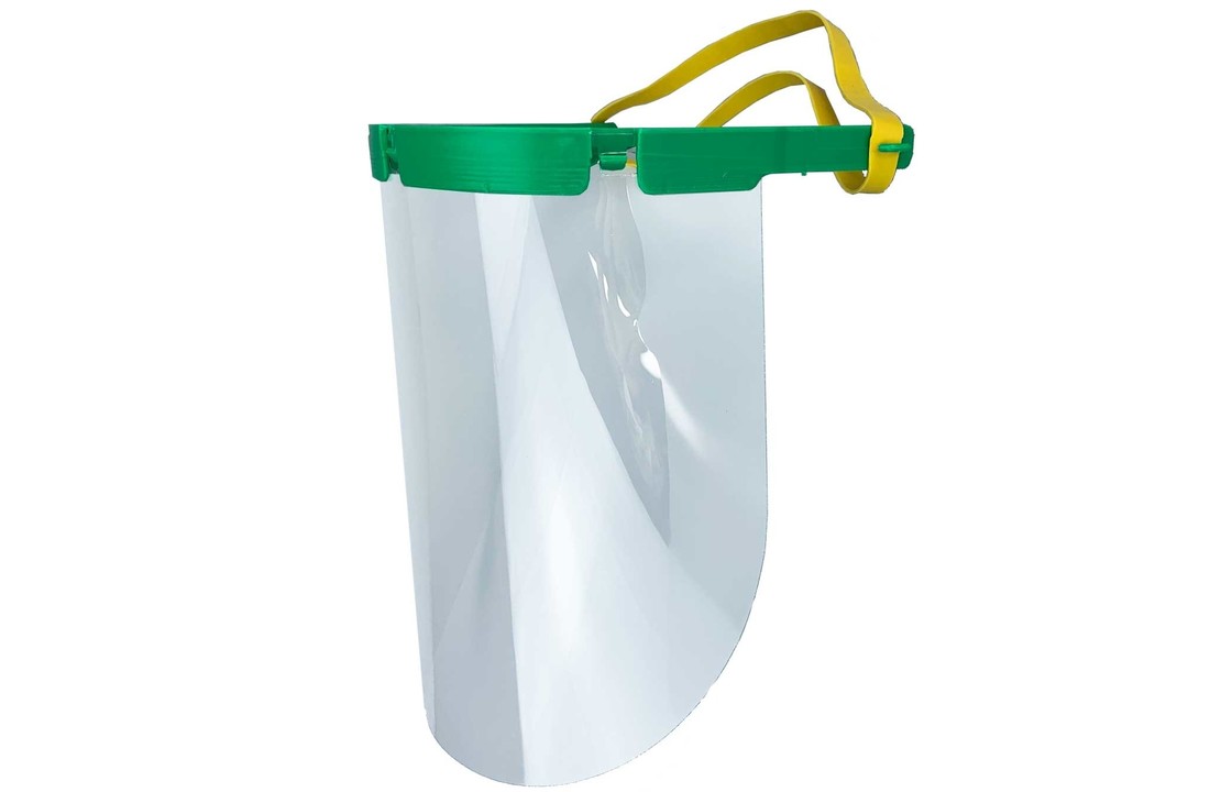 Schutz Maske Transparent - 3 Schirme