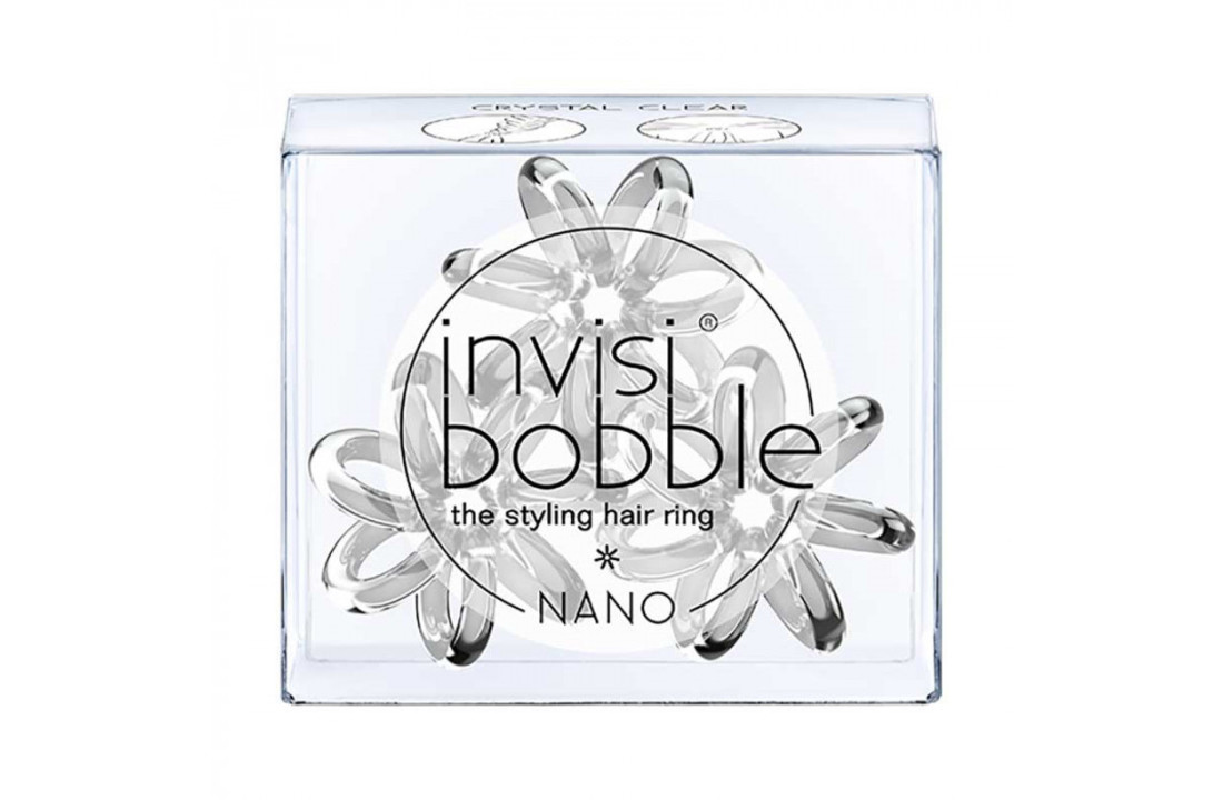 Traceless Hair Ring Crystal Clear - Nano - 1x3st.