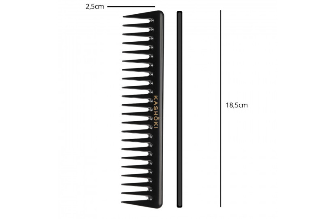 Wide Tooth Detangling Comb Youko - Straight