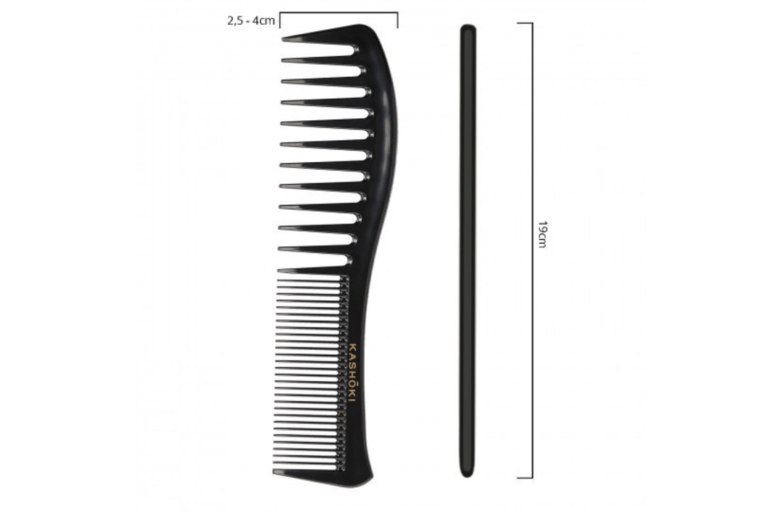 Various Tooth Detangling Comb Tomoko - Wavy