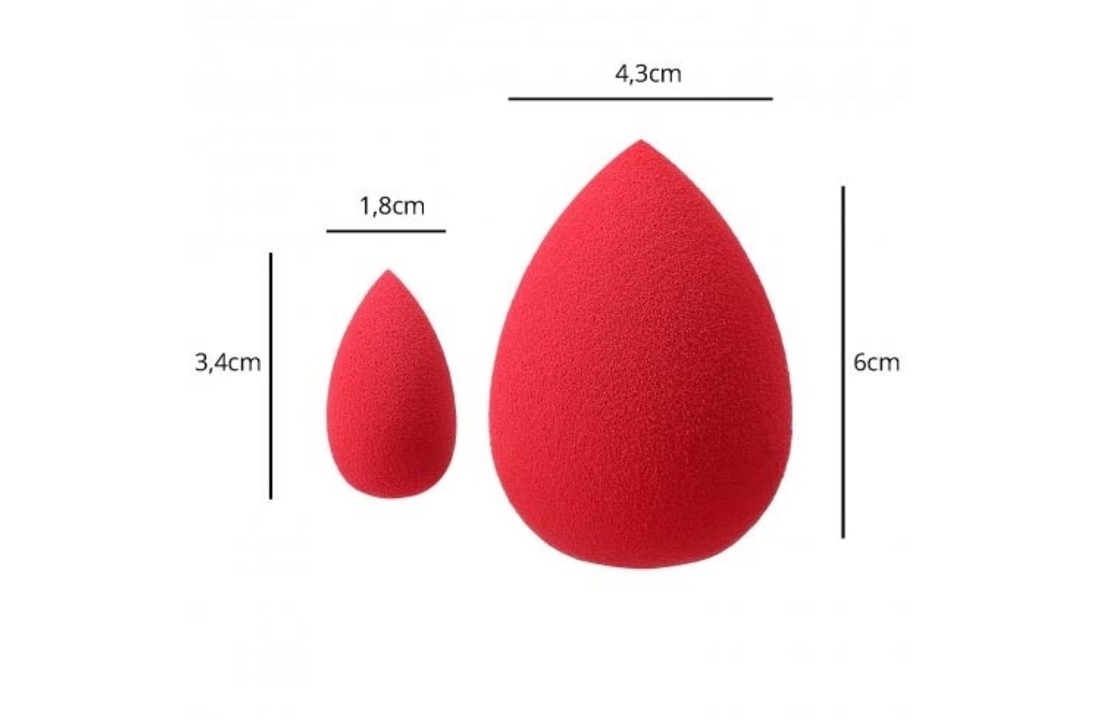 Set of Raindrop Sponges Latex-free - 2st