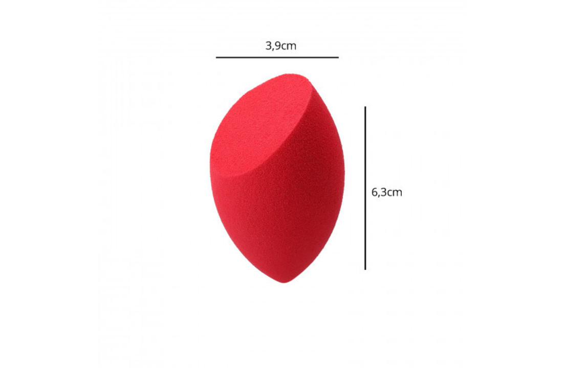 Sponge Olive Cut Red