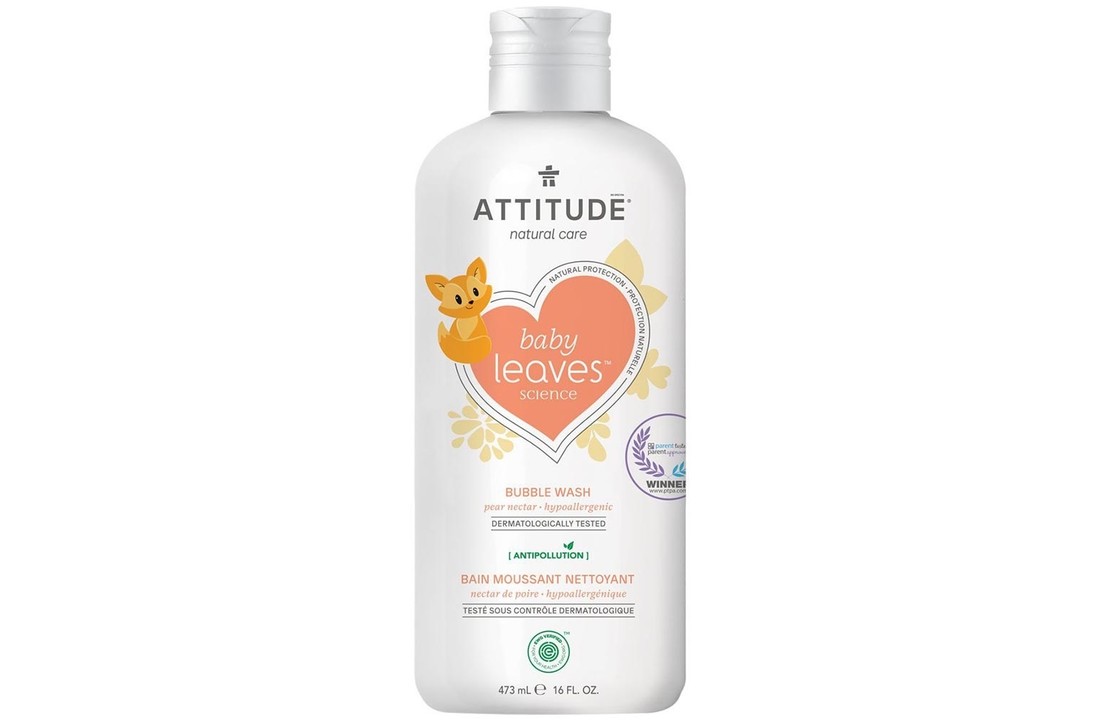 Baby Leaves Bubble Wash Peer Nectar - 473ml