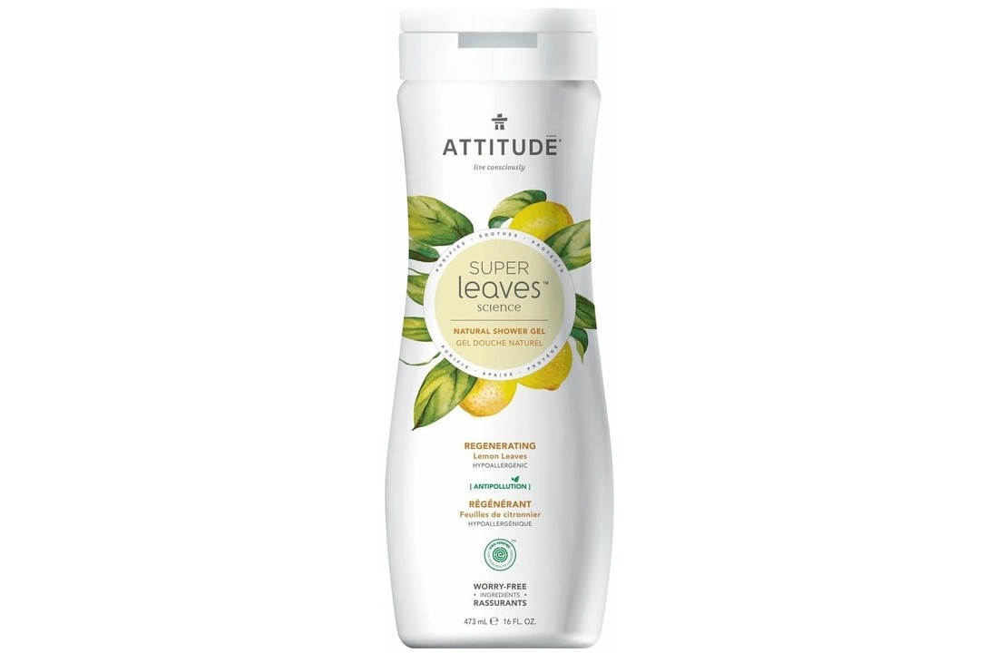 Super Leaves Regenerating Lemon Douchegel - 473ml