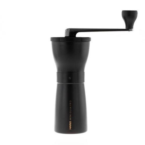 Hario Hario Ceramic Coffee Mill Mini-Slim PRO Black - Hand Grinder - MMSP-1-B Hario Hario Ceramic Coffee Mill Mini-Slim PRO Black - Hand Grinder - MMSP-1-B