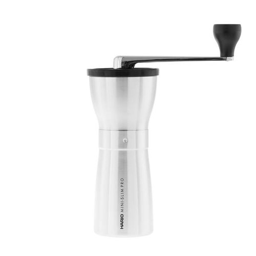 Hario Hario Ceramic Coffee Mill Mini-Slim PRO Silver - MMSP-1-HSV Hario Hario Ceramic Coffee Mill Mini-Slim PRO Silver - MMSP-1-HSV