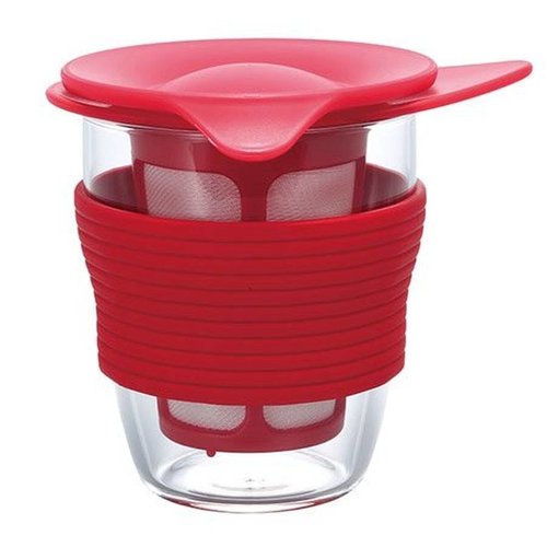 Hario Hario - Handy Tea Maker - Rood 200ml Hario Hario - Handy Tea Maker - Rood 200ml
