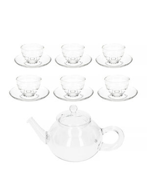 Hario Hario Donau 800 ml Theepot + Yunomi Theeglazen set